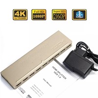 Ultra-Thin HDMI Splitter 1 In 8 Out 4K HDCP HDR 3D