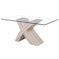Glass Top Wooden Tea Table, Cheap Wholesale for Center Room