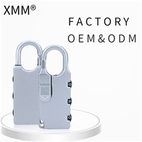 XMM Mini Padlock Zinc Alloy Travel Suitcase Combination Locks XMM-8001