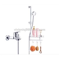 Bathroom Simple Shower Set Sprayer Head Wall Mounted Mixer Shower Tap China Factory