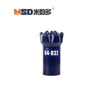 Top Hammer Drilling Tools Threaded Drill Bit For Rock Drilling And Blasting