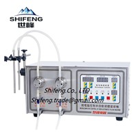 SF-2-2 Small Commercial Semi Automatic Oil / Perfume / Bear Filling Machine with Double Nozzles