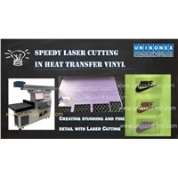 Unikonex Speedy Laser Cutter in Heat Transfer Vinyl