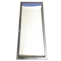 Low E Tempered Insulating Glass Door with PVC Frame
