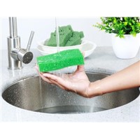 Zoom Brand Antibacterial Silicone Dish Sponge Washing Brush Scrubber Household Cleansing Heating Pad Spon