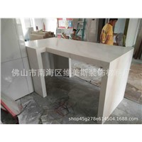 2CM Thick Prefab Double Sink Vanity Top Shanxi Black Granite Vanity Top with Double Ceramic Sink