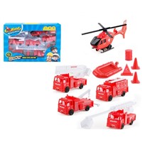 Pull Back Fire-Fighting Set, Pull Back Toys Cars, Pull Back Toys Vehicle