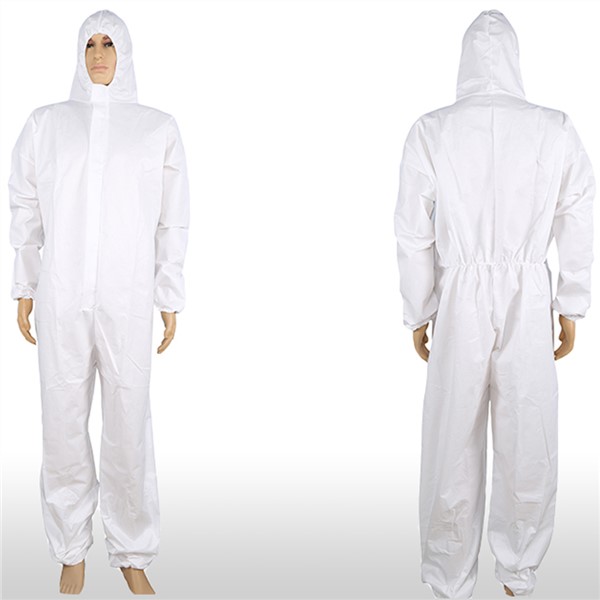 Disposable Protective Coverall Suit, Adult Full Body Protective & Contamination Non-Woven Clothing Isolation Suit