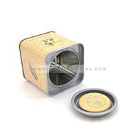 Metal Tea Tin for Tea Caddy Storage Box
