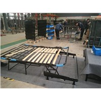 Sofabed Mechanism with Steel Structure, Flat, Belt, Grid Support, Mattress