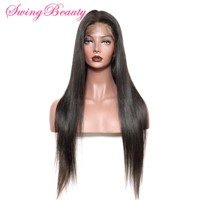 100% Natural Human Remy Hair Handmade Swiss Lace Wigs Hair Extensions