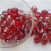Flat Colored Glass Bead for Firepit, Fire Place, Fire Table