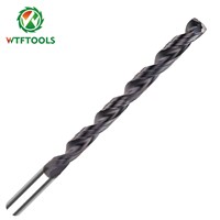 WTFTOOLS 2 Flutes Inner Coolant 6mm Tungsten Carbide Drill Bits for Drilling Hole