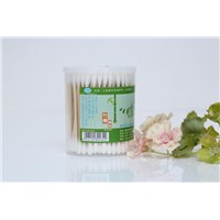 150 Wholesale PP Cylinder Box of Disposable Health Bamboo Sticks Xiao Ai Cotton Swabs