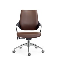 Adjustable CEO Executive Chair Black PU Leather Office Chair