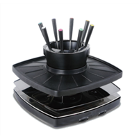 BBQ Grills with Fondue Sets Electric Raclette Grills with Hot Pot