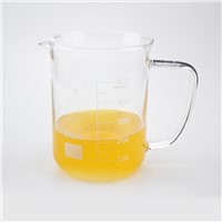 Handle Glass Beaker with Spout &amp;amp; Scale High Boro 3.3 Glass Material Laboratoryware