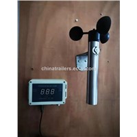 Wireless Wind Speed Sensor Anemometer for Crane/ Solar Powered/ Permanent Power/ Wind Direction/ Temperature Sensor