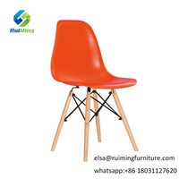 Wholesale Modern Plastic Furniture Colorful Polypropylene Plastic Stackable Dining Chair