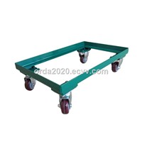 441 Lbs Steel Dollies Mover L25&quot; X W15&quot; 3&quot; PU Wheel