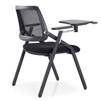 Office Furniture Training Room Mesh Chair with Writing Pad
