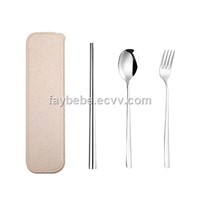 Stainless Steel 304 Cutlery Set with Case