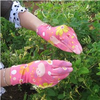 COLORFUL PU COATED PALM FIT GARDEN GLOVE MANUFACTURER for WOMEN