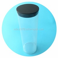 Plastic Packaging Tubes with Lids Necessary for Snack Factory Packing