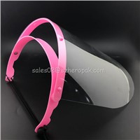 Easy to Clean Face Shield with Double-Sided Film for Droplets Saliva Splash Oil Dust Protection