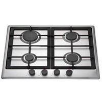 SHINOR HFF604XS Built In Stainless Steel Gas Hob