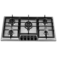 SHINOR HFF915TS Built In Stainless Steel Gas Hob