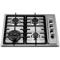 SHINOR HLF604TS Built In Stainless Steel Gas Hob
