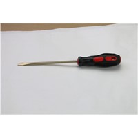 Sparkless Tool Slotted Screwdriver with Rubber Handle Manual 6*125mm Screwdriver