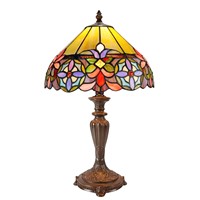Tiffany Lamp - 12&amp;quot; Diameter Table Lamp w/Metal Base(NSC12878-N032ABD)