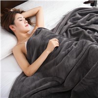 Flannel Winter Single Towel Thick Quilt Office Lunch Break Air Conditioning Nap Blanket