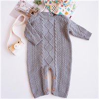 2020 Home Knitwear Baby Romper Newborn Jumper Outfit Toddler Clothes