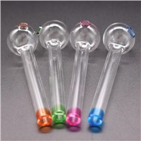 Thick Glass Pipe Oil Colorful Pipe Mini Smoking Hand Pipes