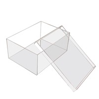 Professional Manufacturer Custom Clear High Quality Luxury Acrylic Transparent Shoe Storage Box