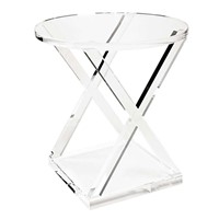 China Supplier Wholesale Acrylic Table Transparent Acrylic Side Table for Living Room