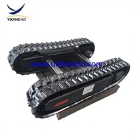 Custom Design 1 Ton Rubber Track Undercarriage for Construction Machinery Parts