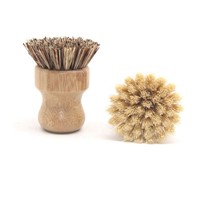 Plastic Free 100% Biodegradable Kitchen Cleaning Burush Bamboo Pot&amp;amp;Dish&amp;amp;Pan Brush Customized Logo Zero Waste