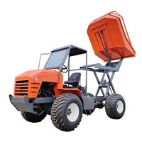 Palm Garden Four-Wheel Articulated Transport Tractor