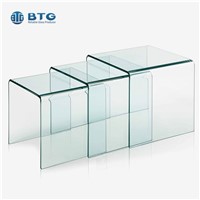 10mm Clear Tempered Glass Table for U Shape