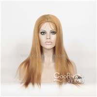 Cooper Wigs Fashion Glueless Full Lace Straight Swiss Lace Wigs 130% Density Brazilian Virgin Hair