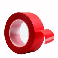 Colored Crepe Paper Painters 3M Automotive Supplier 18 Mm Red Car Paint Masking Tape
