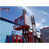 OEM Manufacturer SC200 0-33m/Min Double Cage Construction Lifter/ Passenger & Material Hoist