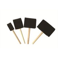 GBP Foam Brushes with Wooden Handle