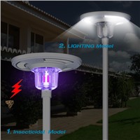 Eco-Friendly Solar Power Outdoor Garden Courtyard Light with Mosquito Fly Insect Killer Lamp Remote Controller