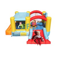 Wholesale Durable PVC Inflatable Trampoline Bouncer House with Slide Inflatable Jumping Castle for Children