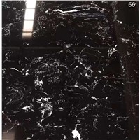 Black Artificial Marble Slabs Synthetic Slabs